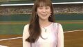 中川安奈アナの透け感おっぱいスポーツ！【GIF】