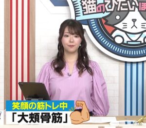 TV神奈川の爆乳女子アナ！！