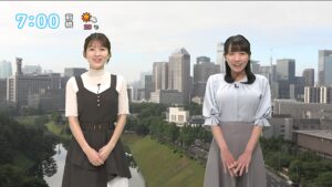 【おはリナ！】椿野ゆうこ　パンパン巨乳ブラウス天気